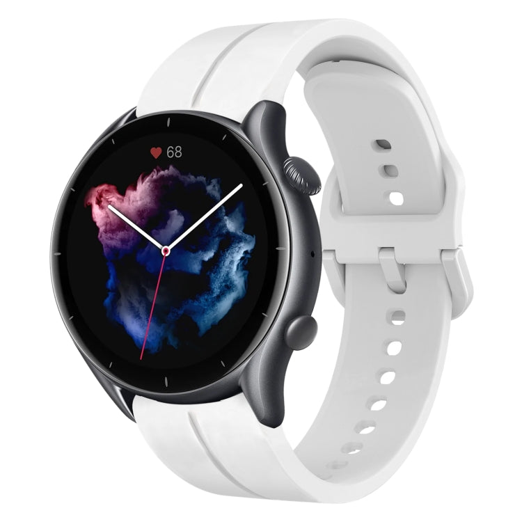 Cinturino in silicone con anello da 22 mm, For Amazfit 3, For Amazfit GTR 47mm
