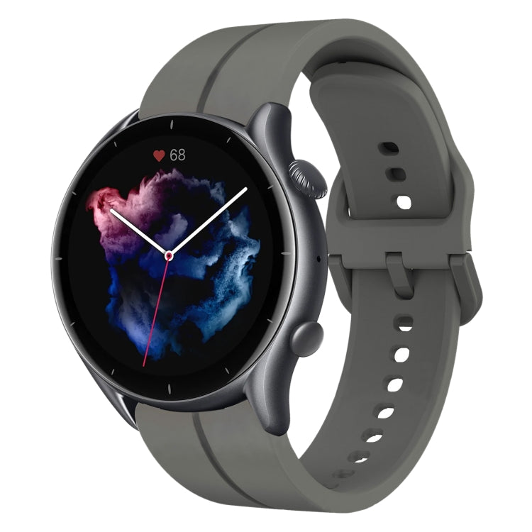 Cinturino in silicone con anello da 22 mm, For Amazfit 3, For Amazfit GTR 47mm
