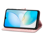 Custodia in pelle goffrata per Infinix Hot 12 Pro