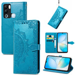 Custodia in pelle goffrata per Infinix Hot 12 Pro