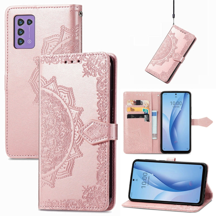 Custodia in pelle goffrata per Infinix Hot 12 Pro