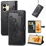 Custodia in pelle goffrata per Infinix Hot 12 Pro