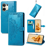 Custodia in pelle goffrata per Infinix Hot 12 Pro