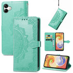 Custodia portafoglio in pelle goffrata per Samsung Galaxy A04
