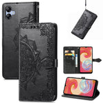 Custodia portafoglio in pelle goffrata per Samsung Galaxy A04