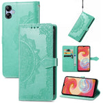 Custodia portafoglio in pelle goffrata per Samsung Galaxy A04
