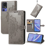 Custodia portafoglio in pelle goffrata per Samsung Galaxy A04