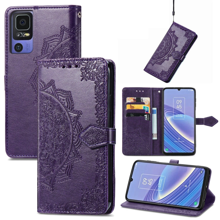 Custodia portafoglio in pelle goffrata per Samsung Galaxy A04