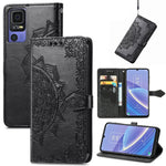 Custodia portafoglio in pelle goffrata per Samsung Galaxy A04
