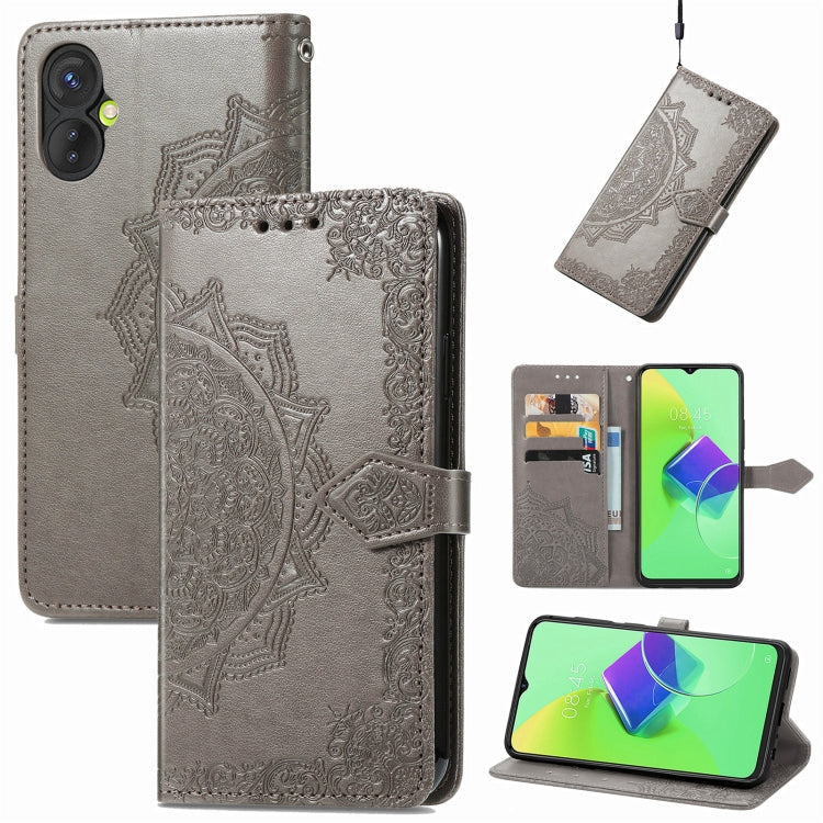 Custodia portafoglio in pelle goffrata per Samsung Galaxy A04