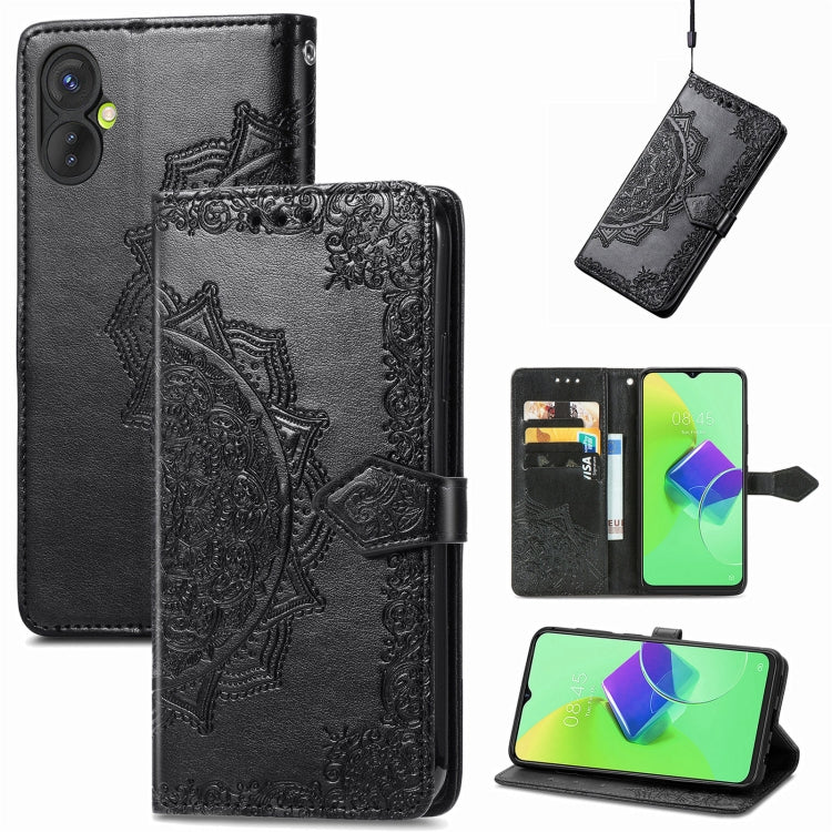 Custodia portafoglio in pelle goffrata per Samsung Galaxy A04