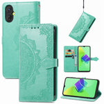 Custodia portafoglio in pelle goffrata per Samsung Galaxy A04