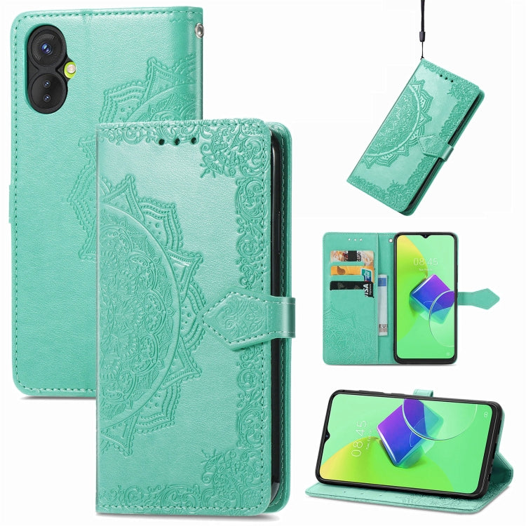 Custodia portafoglio in pelle goffrata per Samsung Galaxy A04