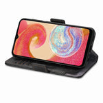 Custodia in pelle con doppia fibbia magnetica per TCL 40 SE