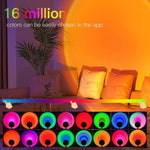 Proiettore LED tramonto arcobaleno USB Bluetooth WiFi RGB