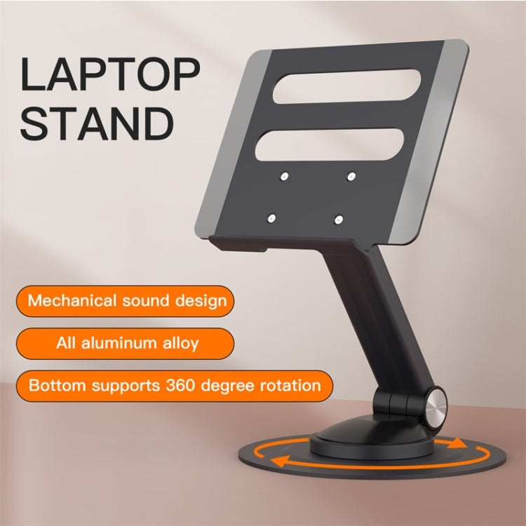 Supporto girevole 360° in lega per PC portatile e tablet