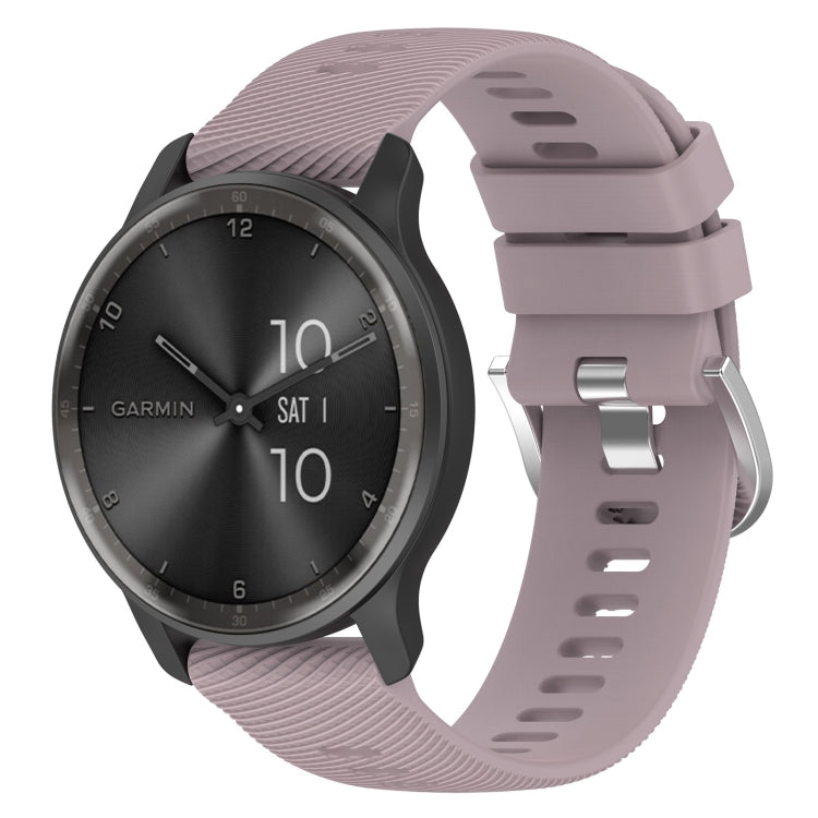 Cinturino per orologio in silicone tinta unita testurizzato a croce da 20 mm, For Garmin Forerunner 245 Music, For Garmin Forerunner 645