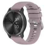 Cinturino per orologio in silicone tinta unita testurizzato a croce da 20 mm, For Garmin Forerunner 645 Music, For Garmin Forerunner Sq2