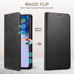 Custodia portafoglio in pelle per Samsung Galaxy S26 e S25