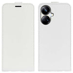 Per Realme 10 Pro + R64 Texture Custodia per telefono in pelle con vibrazione verticale singola, For Realme 10 Pro+