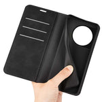 Per OnePlus 11 Custodia per telefono in pelle con ventosa magnetica retro-pelle, For OnePlus 11