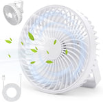 Ventilatore da campeggio portatile ricaricabile con LED