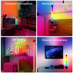 2 tubi luminosi LED con sincronizzazione musicale WiFi