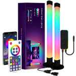 2 tubi luminosi LED con sincronizzazione musicale WiFi