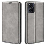 Per Motorola Moto E13 Custodia in pelle con ventosa magnetica retro-pelle, For Motorola Moto E13