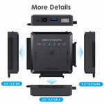 Convertitore adattatore USB 3.0 a SATA/IDE con clonazione