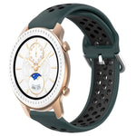 Cinturino sportivo in silicone traspirante perforato da 20 mm, For Amazfit GTR 42MM