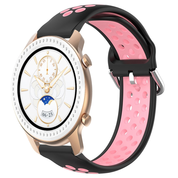 Cinturino sportivo in silicone traspirante perforato da 20 mm, For Amazfit GTR 42MM