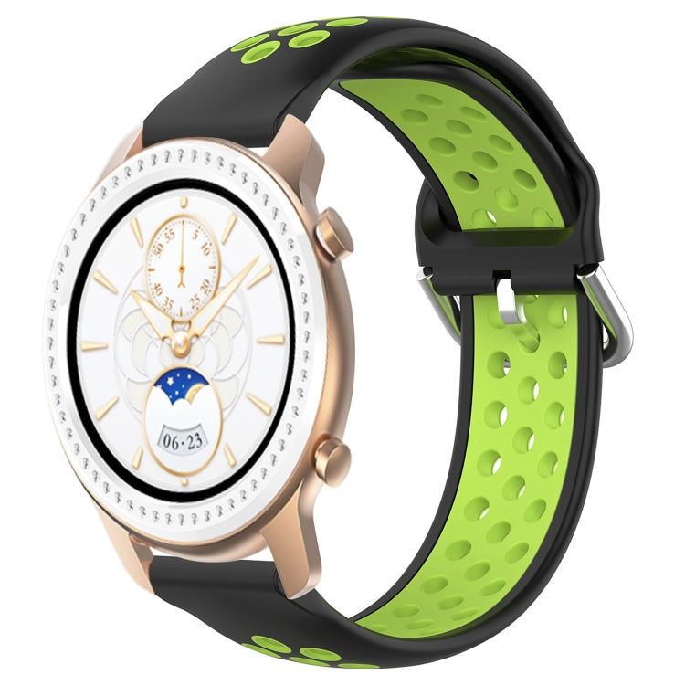 Cinturino sportivo in silicone traspirante perforato da 20 mm, For Amazfit GTR 42MM