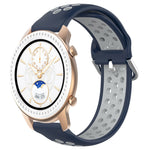 Cinturino sportivo in silicone traspirante perforato da 20 mm, For Amazfit GTR 42MM