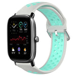 Cinturino sportivo in silicone traspirante perforato da 20 mm, For Amazfit GTS 4 Mini