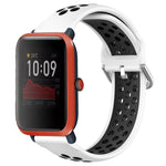 Cinturino sportivo in silicone traspirante perforato da 20 mm, For Amazfit Bip 1S