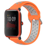 Cinturino sportivo in silicone traspirante perforato da 20 mm, For Amazfit Bip 1S