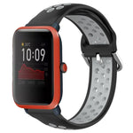 Cinturino sportivo in silicone traspirante perforato da 20 mm, For Amazfit Bip 1S