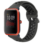 Cinturino sportivo in silicone traspirante perforato da 20 mm, For Amazfit Bip 1S