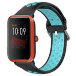 Cinturino sportivo in silicone traspirante perforato da 20 mm, For Amazfit Bip 1S