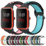 Cinturino sportivo in silicone traspirante perforato da 20 mm, For Amazfit Bip 1S