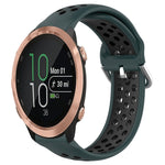 Cinturino sportivo in silicone traspirante perforato da 20 mm, For Garmin Forerunner 645