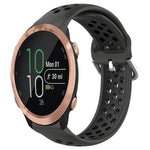 Cinturino sportivo in silicone traspirante perforato da 20 mm, For Garmin Forerunner 645