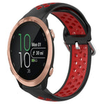Cinturino sportivo in silicone traspirante perforato da 20 mm, For Garmin Forerunner 645 Music