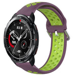 Cinturino sportivo in silicone traspirante perforato da 22 mm, For Honor Watch GS Pro
