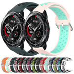 Cinturino sportivo in silicone traspirante perforato da 22 mm, For Honor Watch GS Pro