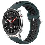 Cinturino sportivo in silicone traspirante perforato da 22 mm, For Amazfit GTR 4