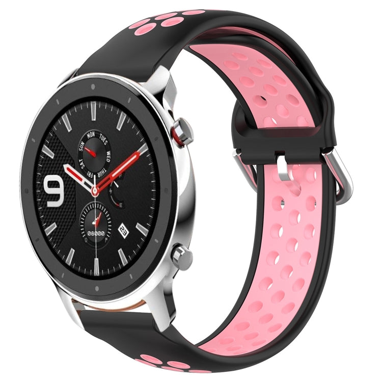 Cinturino sportivo in silicone traspirante perforato da 22 mm, For Amazfit GTR 4