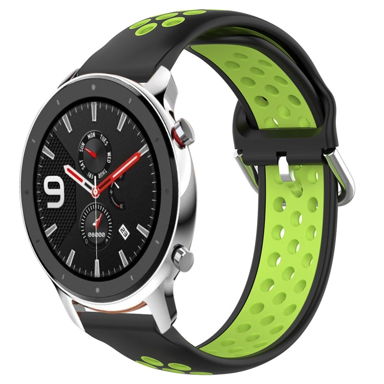 Cinturino sportivo in silicone traspirante perforato da 22 mm, For Amazfit GTR 4