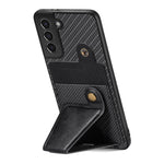 Custodia portafoglio in fibra di carbonio per Samsung Galaxy S20